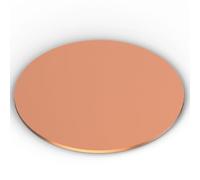 materiale di taglio del disco di ottone, Piastra rotonda in rame puro, spessore 1 mm, diametro 90-140 mm, fucsia(1x130mm)