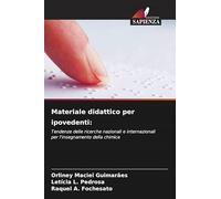 Materiale didattico per ipovedenti:: Tendenze delle ricerche nazionali e internazionali per l'insegnamento della chimica