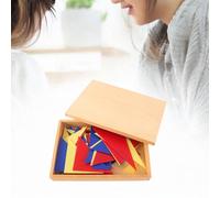 Materiale Didattico per La Grammatica Montessori Gioco di Base Sugli Aggettivi