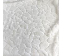 Materiale In Tessuto Finta Pelliccia Micro STEPPING STONE - BIANCO