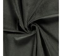 Materiale In Velluto Corduroy Jumbo Di Lusso - VERDE SCURO