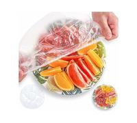Materiale PE trasparente sicuro compatibile con la cucina, coperture elastiche per la conservazione degli alimenti con protezione da polvere