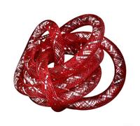 Materiale per la costruzione di mosche, 10 pezzi da 4/8 mm, colori misti, rete olografica in Mylar, esca a forma di pesciolino con corpo E Z, esca elastica glitterata, effetto squame di pesce, per