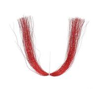 Materiale per legare la mosca in nylon per l'estetica intrecciata in cristallo, leggero, 26 cm, 3 g, colori assortiti per esche da costruzione con ami da costruzione, esche bilancianti, decorazione