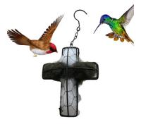 Materiale per nidi per uccelli, resistente alle intemperie, come decorazione da giardino, e casetta per colibrì, moscerini, moscerini, in giardino, terrazza, primavera e inverno
