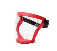 Materiale plastico, vestibilità comoda e ampia, visione ultra nitida, regalo perfetto for il Ringraziamento, maschera decorativa for la casa(Red)