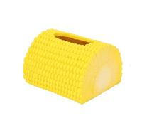 Materiale robusto del PVC del supporto del tessuto della fibra del mais naturale portatile per la pulizia della casa e l'organizzazione della scrivania Usa la scatola del tessuto di immagazzinaggio