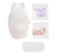 Materiali A Mano -crafting Set Bottiglia Apribolo Stampi In Silicone Set Silicone Strissione Stampo Strumento Metallo A Flusso Sabbia Bottiglia Accessori Aprite