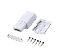 Materiali ABS Push to Open Chiusure per armadi e armadi con potente doppia molla accessorio per la casa Nascondi apri porta dell'armadio