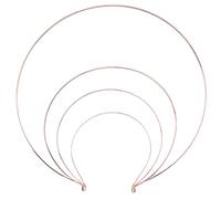 Materiali Cerchio per capelli sacri a quattro strati per lavare i capelli del viso Supporto per capelli per feste di Halloween Copricapo per donne Base con base a quattro strati Colore oro rosa nero