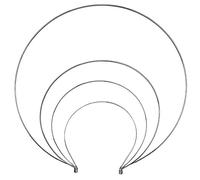 Materiali Cerchio per capelli sacri a quattro strati per lavare i capelli del viso Supporto per capelli per feste di Halloween Copricapo per donne Base con base a quattro strati Colore oro rosa nero