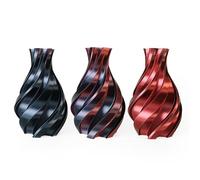 Materiali di consumo for la stampa 3D PLA 1.75 Seta Materiale bicolore Filamento(Black+Red)
