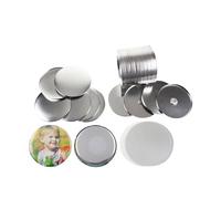Materiali di consumo per magneti da frigorifero Kit fai da te da 100 magneti rotondi da 2,3 pollici