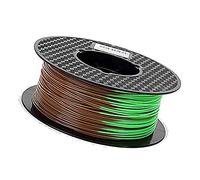 Materiali di consumo per stampa 3D, Filamento for stampante 3D 1,75 mm PLA che cambia colore 1 kg multicolore(Brown to Green)