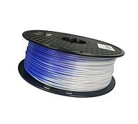 Materiali di consumo per stampa 3D, Filamento for stampante 3D 1,75 mm PLA che cambia colore 1 kg multicolore(Blue to White)