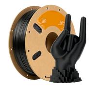 Materiali di consumo per stampa 3D, Filamento for stampante 3D in fibra di carbonio PETG multicolore 1 kg(Black)