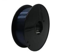 Materiali di consumo per stampa 3D, Filamento for stampante 3D PLA Silk da 1,75 mm, 1 kg, multicolore(Black)