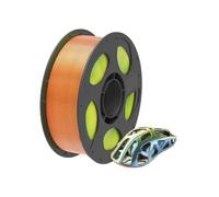 Materiali di consumo per stampa 3D, Filamento PLA for stampanti 3D FDM 1KG 1,75mm Multicolore Seta(Red Yellow Green)