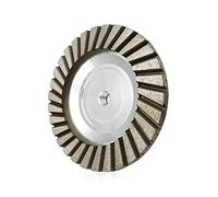 Materiali di consumo per stampa 3D, Mola a tazza diamantata in alluminio 125 mm filettatura M14 grana 30/50/100 3 pezzi(1Pc M14 Grit 100)