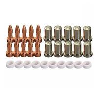 Materiali di consumo per taglio al plasma PT-23/27 - Punte e ugelli per elettrodi (33366XL, 33418, 33367) per applicazioni di taglio industriale