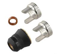 Materiali di consumo per torcia per taglierina al plasma, 4 pezzi per IPT60 IPT45 PT40, guida per supporto ad anello a spirale in metallo, parti resistenti alle alte temperature, kit di riparazione
