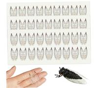 Materiali di Legatura del Volo, 3 fogli/54 Pezzi per Legare i Materiali delle, Forniture adesive realistiche Pre-Taglio per la Pesca, Forniture