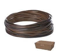 Materiali di riparazione di sedie in vimini, striscia di ricambio in rattan, larghezza 0,8 cm, nastro di fissaggio resistente alle intemperie, robusto rotolo di tessitura per il restauro di mobili da