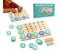 Materiali didattici manipolativi per matematica, risorse educative per l'insegnamento della matematica, giochi di apprendimento aritmetico per bambini 5 agli 8 anni in età prescolare