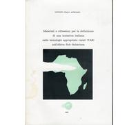 Materiali e riflessioni per la definizione di una iniziativa italiana sulle tecn
