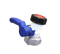 Materiali In Lega Alluminio Robusti Valvole Dei Serbatoi IBCS Da 80 Mm Accessorio Uscita 50 Mm Per La Soluzione Conservazione Del Liquido Sicuro Accumulo Acqua