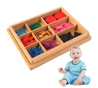 Materiali in Lingua Montessori, Giocattoli Montessori in Legno per Geometria e Grammatica, Giocattoli educativi fluidi e sicuri per Bambini 3 Anni su