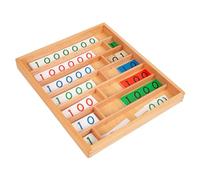 Materiali matematici Montessori - Carte Materiali Bank Gioco - Buona scelta per imparare la matematica