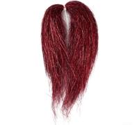 Materiali per Legare Mosche in Olografica 17cm 5 per Esche da Pesca Realistiche(Red)