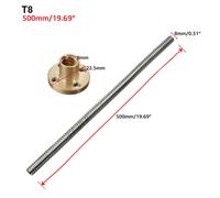 Materiali sostenibili in un set di viti e dadi da 8 mm progettati in modo effici
