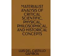 MATERIALIST ANALYSIS OF CRITICAL SCIENTIFIC, PHYSICAL, PHILOSOPHICAL, AND HISTORICAL CONCEPTS