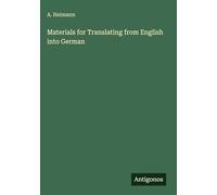 Materials for Translating from English into German