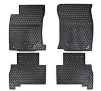 Matericuo Tappetini per auto su misura per Toyota 4Runner 2013-2021 e 2014-2021 Lexus GX460 Full Black Rubber Auto Liner Mats Protezione resistente inodore
