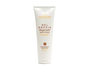 Maternatura, Gel Doccia Doposole alla Menta Fresca, Bagnoschiuma Doposole Rinfrescante per Prolungare l'Abbronzatura, Beauty Routine Capelli al Mare, Certificato Bio, Made in Italy - 100 ml