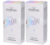MaterNatura Kit Laminazione Capelli Sfibrati con Cheratina Vegetale 2x