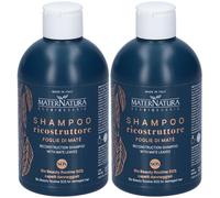 MaterNatura Shampoo Ricostruttore alle Foglie di Matè 2x250 ml