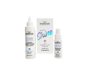 MaterNatura - Time To Shine Kit Laminazione Capelli Sfibrati con Cheratina Confezione 2 Pezzi