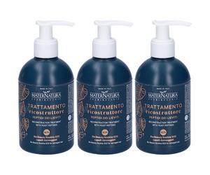 MaterNatura Trattamento Ricostruttore ai Peptidi dei Lieviti 3x250 ml