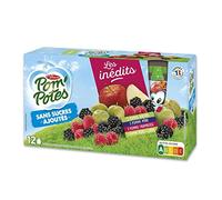 Materne Pom'Potes Bottiglia Composta Senza Zuccheri Aggiunti 4 Fragranze 12 x 90 g