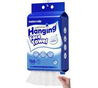 matern'ella Asciugamani usa e getta da appendere, morbidi e spessi, per la pulizia del viso, senza profumo, senza alcool, umidificati e asciutti, a doppio uso, salviette asciutte per pelli sensibili,