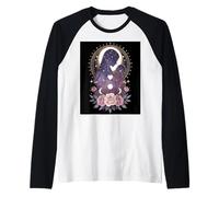 maternità Cosmica Starry Embrace Rose Bloom Maglia con Maniche Raglan