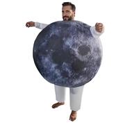 MatGui Costume gonfiabile da luna per adulti, per Halloween, cosplay, feste, divertente travestimento a tema spaziale