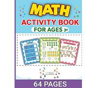 Math Activity Book for kids: for Ages 3+