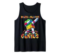 Math Blocks Genius Funny Blocks Bricks Lovers Master Builder Canotta