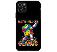 Math Blocks Genius Funny Blocks Bricks Lovers Master Builder Custodia per iPhone 11 Pro Max