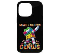 Math Blocks Genius Funny Blocks Bricks Lovers Master Builder Custodia per iPhone 13 Pro